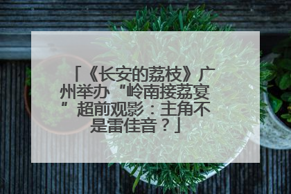 《长安的荔枝》广州举办“岭南接荔宴”超前观影：主角不是雷佳音？