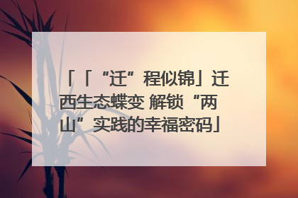 「“迁”程似锦」迁西生态蝶变 解锁“两山”实践的幸福密码