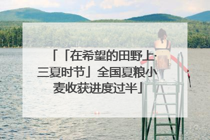 「在希望的田野上·三夏时节」全国夏粮小麦收获进度过半