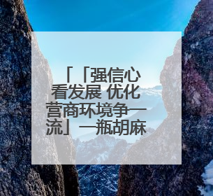 「强信心 看发展 优化营商环境争一流」一瓶胡麻油背后的产业密码
