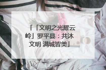 「文明之光耀云岭」罗平县：共沐文明 满城皆美