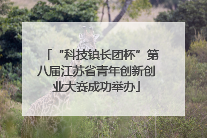 “科技镇长团杯”第八届江苏省青年创新创业大赛成功举办