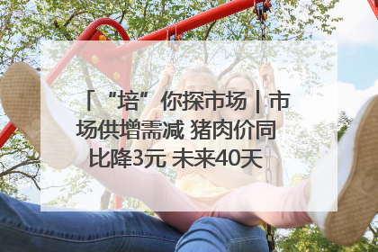 “培”你探市场｜市场供增需减 猪肉价同比降3元 未来40天便宜猪肉敞开吃