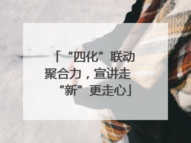 “四化”联动聚合力，宣讲走“新”更走心