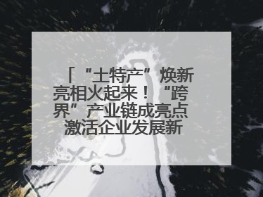 “土特产”焕新亮相火起来！“跨界”产业链成亮点 激活企业发展新增长点