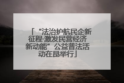 “法治护航民企新征程·激发民营经济新动能”公益普法活动在昆举行