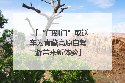 “门到门”取送车为青藏高原自驾游带来新体验