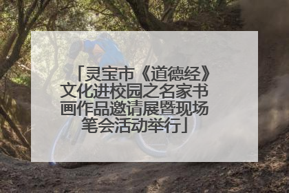 灵宝市《道德经》文化进校园之名家书画作品邀请展暨现场笔会活动举行