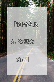 牧民变股东 资源变资产