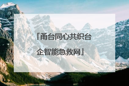 甬台同心共织台企智能急救网