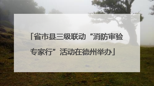 省市县三级联动“消防审验专家行”活动在德州举办