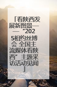 看陕西发展新图景——“2025相约丝博会 全国主流媒体看陕西”主题采访活动见闻