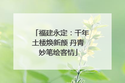 福建永定：千年土楼焕新颜 丹青妙笔绘客情