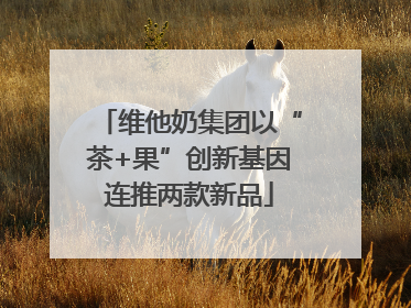 维他奶集团以“茶+果”创新基因连推两款新品