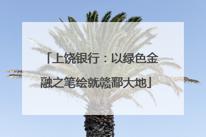 上饶银行：以绿色金融之笔绘就赣鄱大地