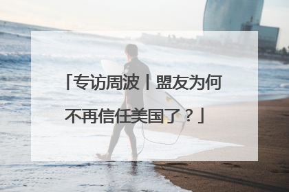 专访周波丨盟友为何不再信任美国了？