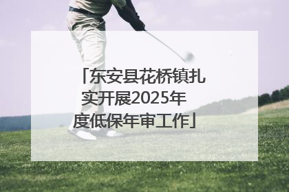 东安县花桥镇扎实开展2025年度低保年审工作