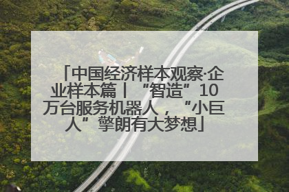 中国经济样本观察·企业样本篇丨“智造”10万台服务机器人，“小巨人”擎朗有大梦想