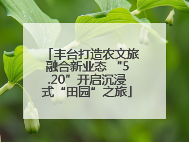 丰台打造农文旅融合新业态 “5.20”开启沉浸式“田园”之旅
