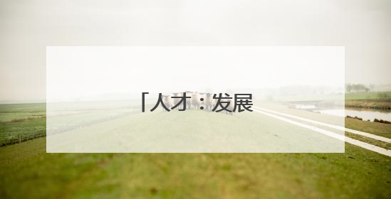 人才：发展的核心引擎