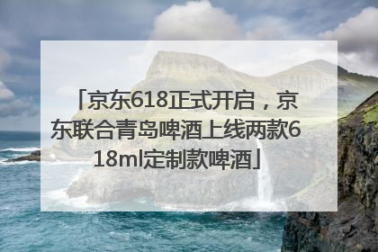 京东618正式开启，京东联合青岛啤酒上线两款618ml定制款啤酒