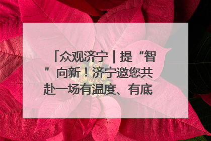 众观济宁｜提“智”向新！济宁邀您共赴一场有温度、有底气的“智造”之约