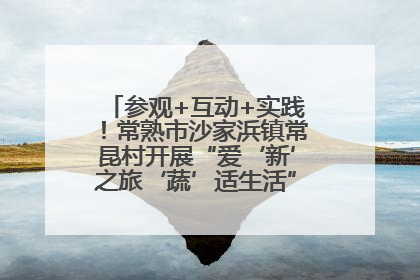 参观+互动+实践！常熟市沙家浜镇常昆村开展“爱‘新’之旅‘蔬’适生活”参观学习活动