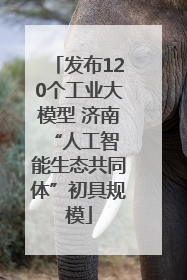 发布120个工业大模型 济南 “人工智能生态共同体”初具规模