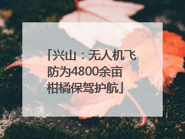 兴山：无人机飞防为4800余亩柑橘保驾护航