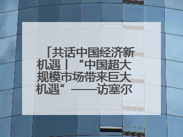 共话中国经济新机遇丨“中国超大规模市场带来巨大机遇”——访塞尔维亚经济部国务秘书尼科利奇