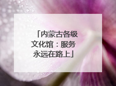 内蒙古各级文化馆：服务永远在路上