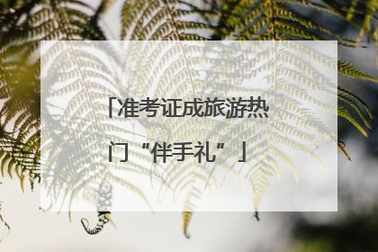 准考证成旅游热门“伴手礼”