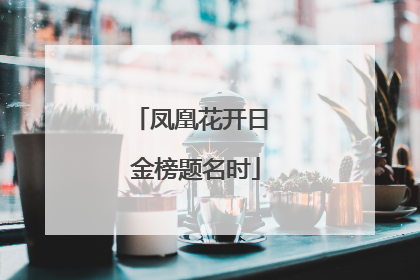 凤凰花开日 金榜题名时