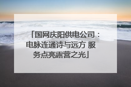 国网庆阳供电公司：电脉连通诗与远方 服务点亮露营之光