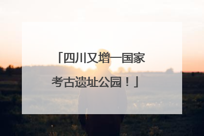 四川又增一国家考古遗址公园！