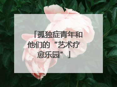 孤独症青年和他们的“艺术疗愈乐园”