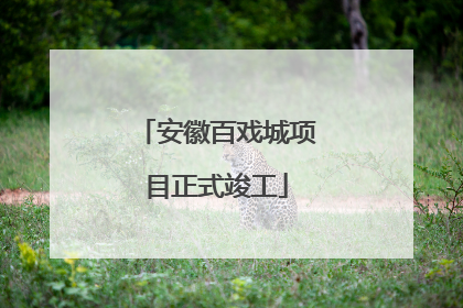 安徽百戏城项目正式竣工