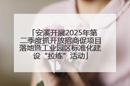 安溪开展2025年第二季度抓开放招商促项目落地暨工业园区标准化建设“拉练”活动