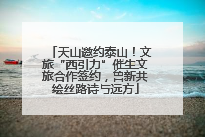 天山邀约泰山！文旅“西引力”催生文旅合作签约，鲁新共绘丝路诗与远方
