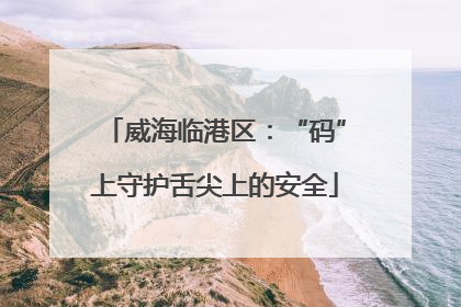 威海临港区：“码”上守护舌尖上的安全