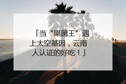 当“果菌王”遇上太空基因，云南人认证的好吃！