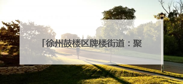 徐州鼓楼区牌楼街道：聚势谋发展 服务赋新能