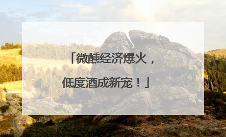 微醺经济爆火，低度酒成新宠！