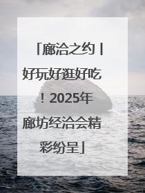廊洽之约丨好玩好逛好吃！2025年廊坊经洽会精彩纷呈