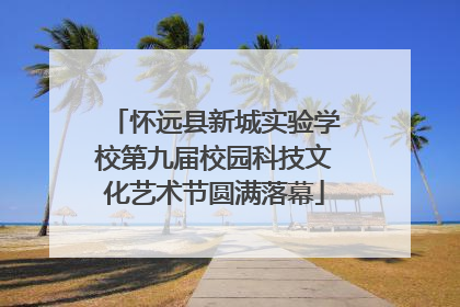 怀远县新城实验学校第九届校园科技文化艺术节圆满落幕