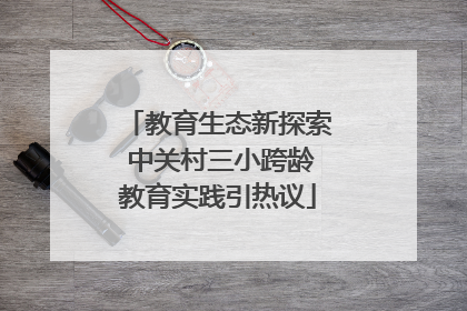 教育生态新探索 中关村三小跨龄教育实践引热议
