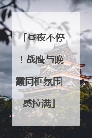 昼夜不停！战鹰与晚霞同框氛围感拉满