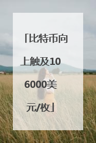 比特币向上触及106000美元/枚