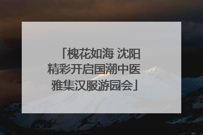 槐花如海 沈阳精彩开启国潮中医雅集汉服游园会