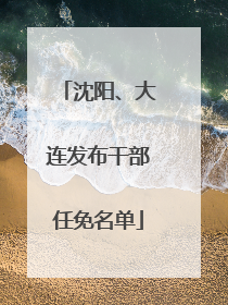 沈阳、大连发布干部任免名单